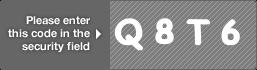 captcha code for visual authentication  letter Q number 8 letter T number 6