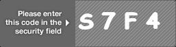 captcha code for visual authentication  letter S number 7 letter F number 4