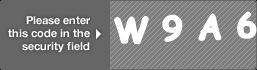captcha code for visual authentication  letter W number 9 letter A number 6
