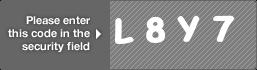 captcha code for visual authentication  letter L number 8 letter Y number 7