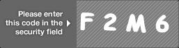captcha code for visual authentication  letter F number 2 letter M number 6