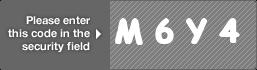 captcha code for visual authentication  letter M number 6 letter Y number 4