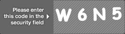 captcha code for visual authentication  letter W number 6 letter N number 5