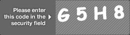 captcha code for visual authentication  letter G number 5 letter H number 8