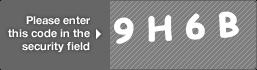 captcha code for visual authentication  number 9 letter H number 6 letter B